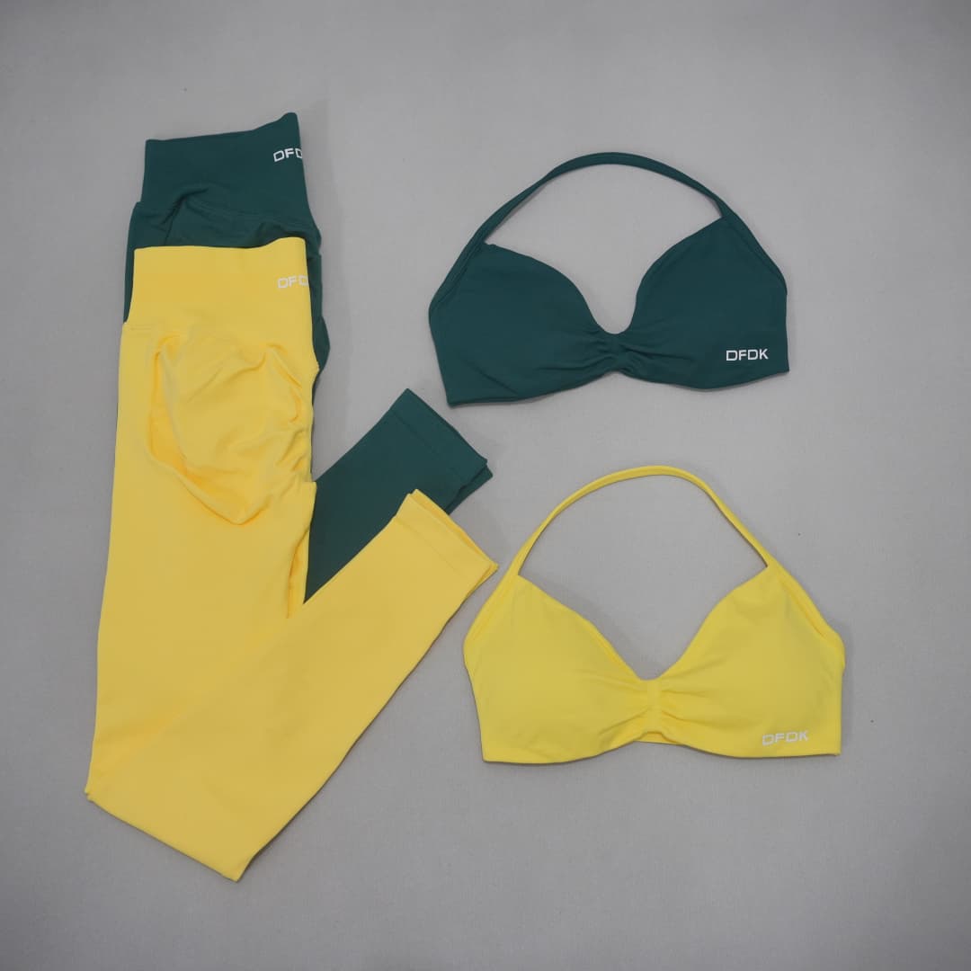 Ensemble de yoga 2 pièces pour - Crop Top Crochet avis et prix