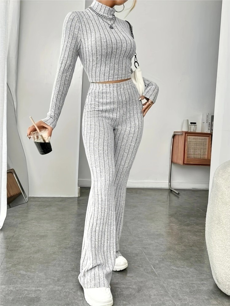 Ensemble 2 pièces tricoté moul - Crop Top Crochet avis et prix