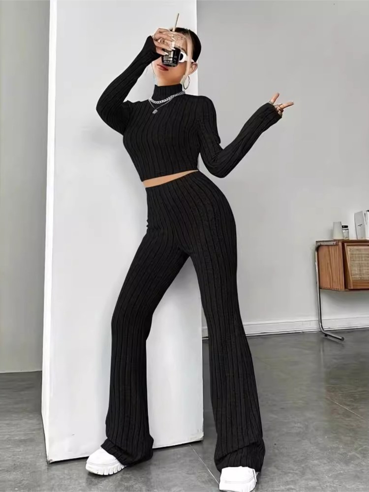 Ensemble 2 pièces tricoté moul - Crop Top Crochet avis et prix