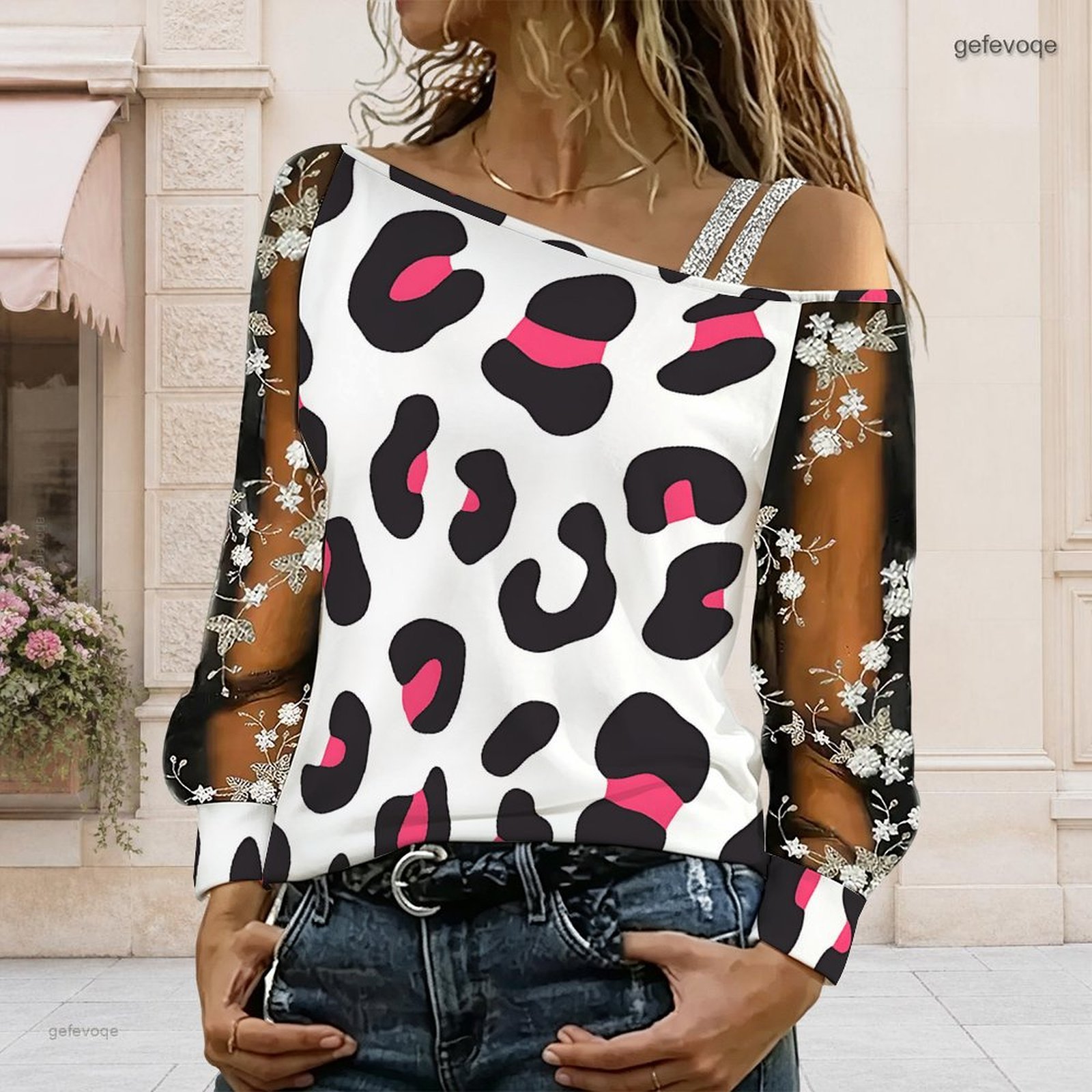 Chemisier femme à épaules dénu - Blouse Off Shoulder avis et prix