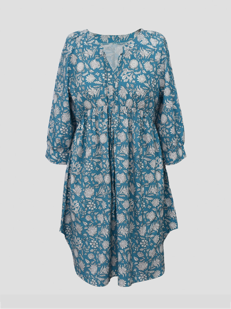 Robe ample de style bohème pou - Romper Floral Print avis et prix