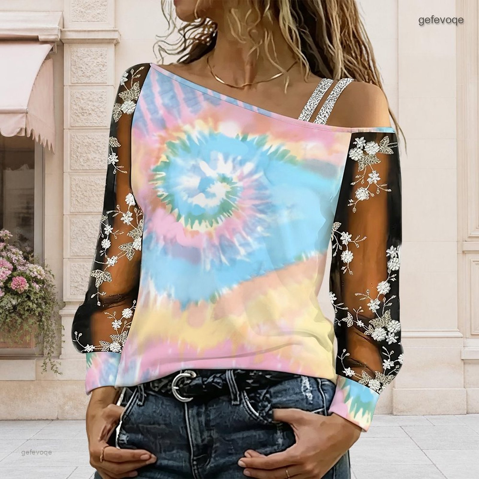 Chemisier femme à épaules dénu - Blouse Off Shoulder avis et prix