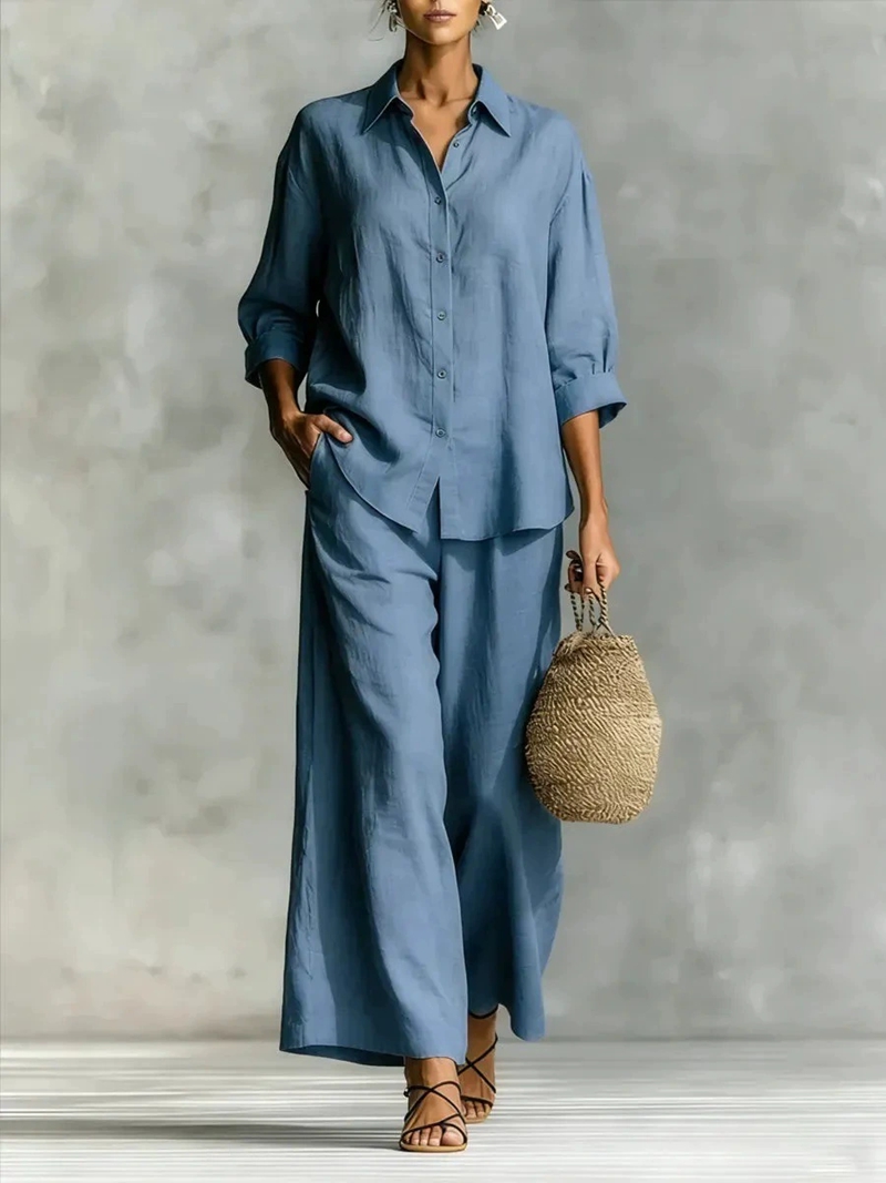 Ensemble décontracté pour femm - Linen Pant Wide avis et prix