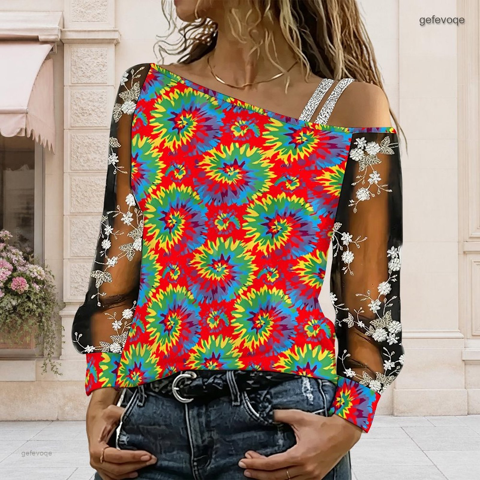 Chemisier femme à épaules dénu - Blouse Off Shoulder avis et prix