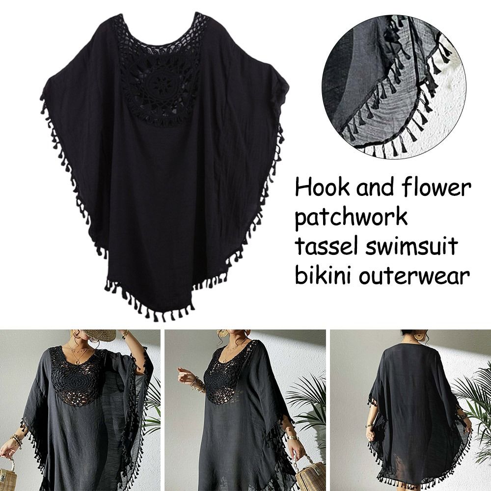 Robe de plage ample à col carr - Cover Up Kaftan avis et prix