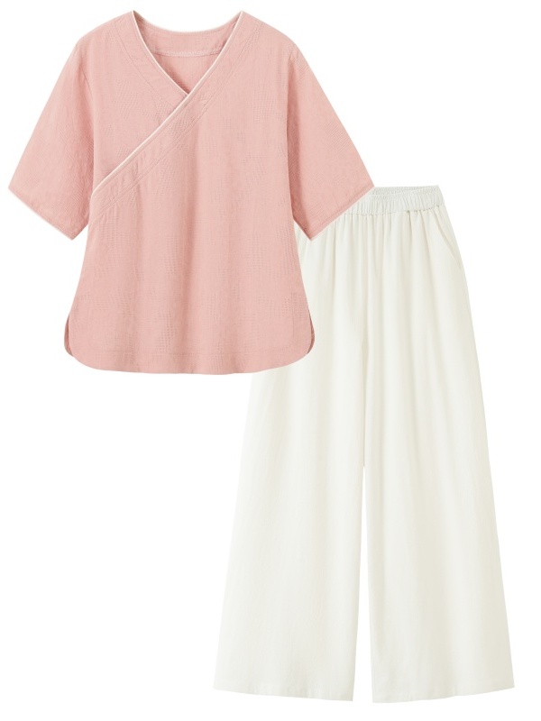 Nouvel ensemble deux pièces dé - Linen Pant Wide avis et prix