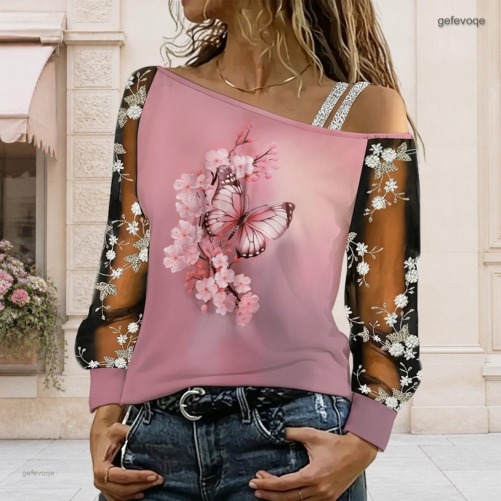 Chemisier femme à épaules dénu - Blouse Off Shoulder avis et prix