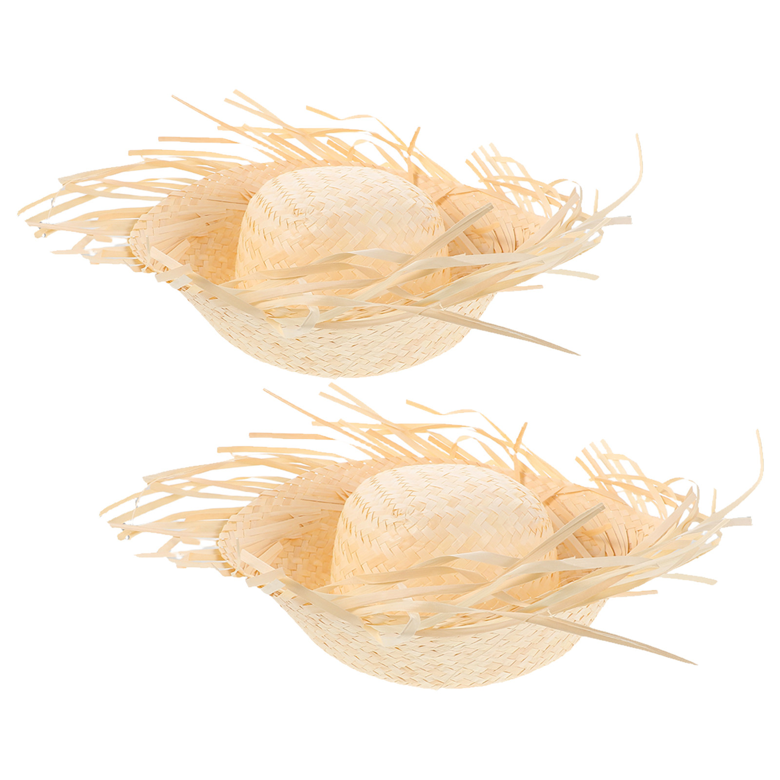 2 chapeaux de paille hawaïens, - Hat Floppy Wide avis et prix